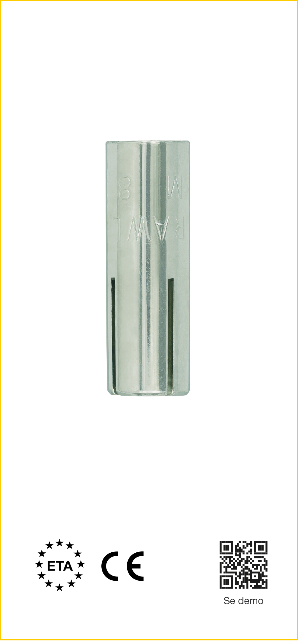 SLAGANKER RAWLPLUG R-DCA ELFORSINKET